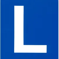Pictogram sticker Lessen leerling rijschool markering